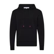 Zwarte hoodie met kantdetails JW Anderson , Black , Heren