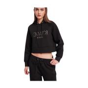 Hoodie met stijl Gaudi , Black , Dames