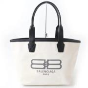 Pre-owned Fabric totes Balenciaga Vintage , White , Dames