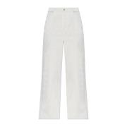 Jeans met zakken Officine Générale , White , Dames