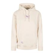 Stijlvolle Hoodies voor een trendy look Puma , Beige , Dames