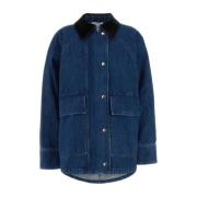 Stijlvolle Denim Parka Jas Patou , Blue , Dames