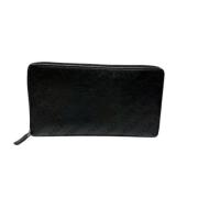 Pre-owned Leather wallets Balenciaga Vintage , Black , Dames