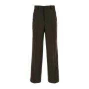 Bruine wollen broek Ami Paris , Brown , Heren