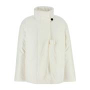 Witte katoenen donsjack Jil Sander , White , Dames