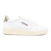 Witte Leren Medalist Lage Sneakers Autry , White , Heren