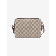 Pre-owned Canvas shoulder-bags Gucci Vintage , Brown , Dames