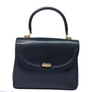 Pre-owned Leather gucci-bags Gucci Vintage , Blue , Dames