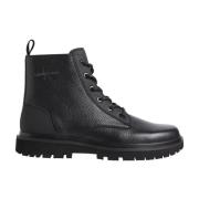 Zwarte Veterschoenen voor Mannen Calvin Klein Jeans , Black , Heren