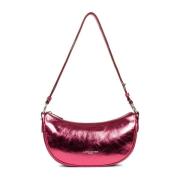 Fashion FIrenze Rits Halve Maan Tas Lancaster , Pink , Dames