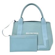 Pre-owned Canvas handbags Balenciaga Vintage , Blue , Dames