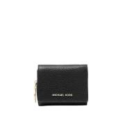 Zwarte Portemonnees voor Stijlvolle Look Michael Kors , Black , Dames