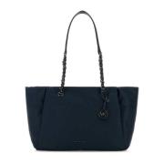 Stijlvolle Navy Blue Nylon Shopping Tas Michael Kors , Blue , Dames