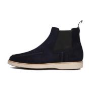 Blauwe Chelsea Boots voor Stijlvolle Heren Magnanni , Blue , Heren