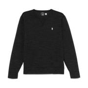 Zwarte Pony-Geborduurde Sweatshirt Polo Ralph Lauren , Black , Heren