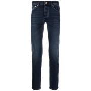 Blauwe Jeans Stijlvol Barba , Blue , Heren