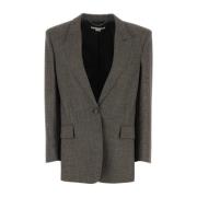 Geborduurde Wollen Oversized Blazer Stella McCartney , Gray , Dames