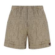 Geruite shorts Bottega Veneta , Beige , Heren