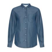 Denim overhemd Officine Générale , Blue , Heren