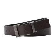 Stijlvolle Leren Riem voor Mannen Armani Exchange , Brown , Heren