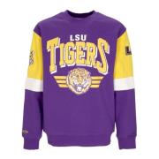 LSU Tigers Crewneck Sweatshirt All Over Mitchell & Ness , Purple , Her...