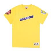 NBA Team Origins T-Shirt Mitchell & Ness , Yellow , Heren