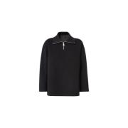 Hoge Hals Sweater Pinko , Black , Dames