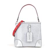 Label Handtas in Zilver Polyester Valentino by Mario Valentino , Gray ...