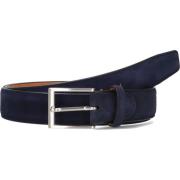 Groen Suède Riem Model 1078 Magnanni , Blue , Heren