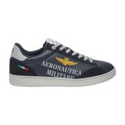 Lage Sneakers Aeronautica Militare , Blue , Heren