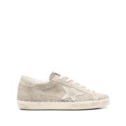 Beige Veterschoenen Sneakers Golden Goose , Gray , Dames