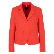 Blazer met opgestikte zakken Marc Cain , Orange , Dames