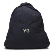 Nylon Rugzak Y-3 , Black , Heren