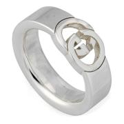 Interlocking Interlocking G ring in sterling zilver Gucci , Gray , Dam...