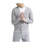 Wol, zijde en kasjmier vest Peserico , Gray , Heren