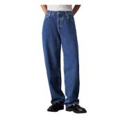 Ruimvallende Denim Jeans Calvin Klein Jeans , Blue , Dames