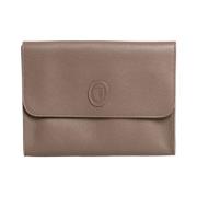 Elegante Tijdloze Pochette Trussardi , Brown , Heren