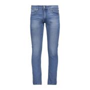 Slim-fit Denim Jeans Replay , Blue , Heren