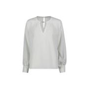 Lange Mouw Blouse Gaudi , White , Dames