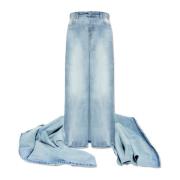 Jeans met trein Vetements , Blue , Dames