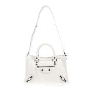 Handtas Le City Klein Balenciaga , White , Dames