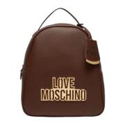 Stijlvolle Rugzak voor Dagelijks Gebruik Love Moschino , Brown , Dames