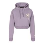 Stijlvolle Hoodies voor een trendy look Puma , Purple , Dames