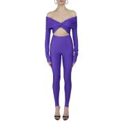 Paarse Stijlvolle Broek Andamane , Purple , Dames