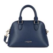 Blauwe Halve Maan Rits Tas Lancaster , Blue , Dames