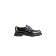 Met de hand vervaardigde kalfsleren loafer Church's , Black , Heren