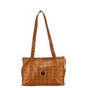 Pre-owned Canvas shoulder-bags MCM Pre-owned , Brown , Dames