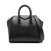 Zwarte Schoudertas van Korrelig Leer Givenchy , Black , Dames