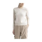 Wol, zijde en kasjmier trui Peserico , Beige , Dames