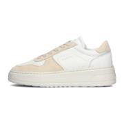 Beige Suède Lage Sneakers Copenhagen Studios , White , Dames